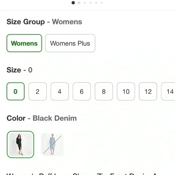 NWT Future Collective Jean Dress - Picture 7 of 8